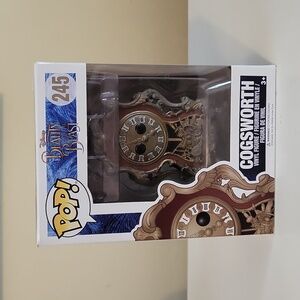Beauty and the Beast Funko pop of Cogsworth